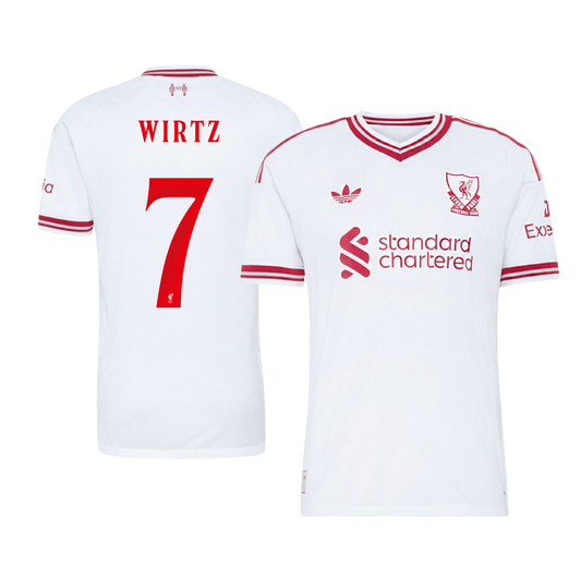 Koszulka piłkarska w wersji zawodniczej Liverpool UCL 2026/27 wyjazdowa WIRTZ #7
