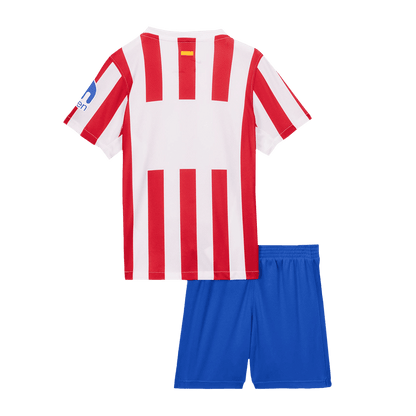 Dziecięcy zestaw piłkarski Atlético Madryt 2025/26 domowy