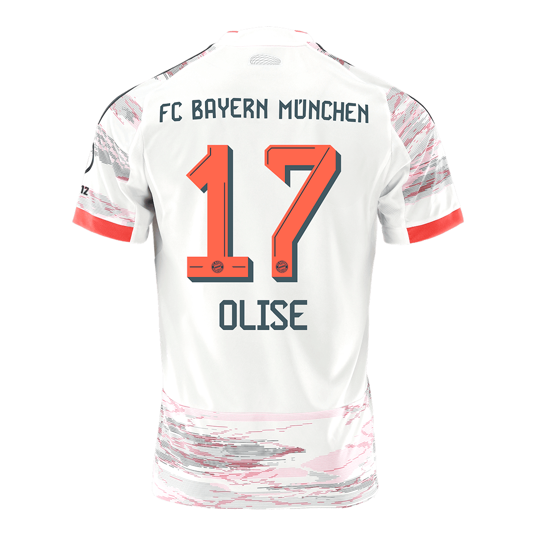 Koszulka piłkarska Bayern Monachium 2025/26 wyjazdowa OLISE #17 - Kibula