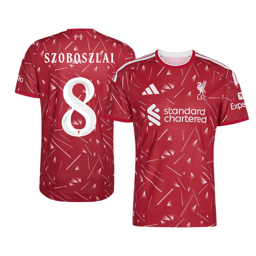 Koszulka piłkarska w wersji zawodniczej Liverpool UCL 2026/27 domowa SZOBOSZLAI #8