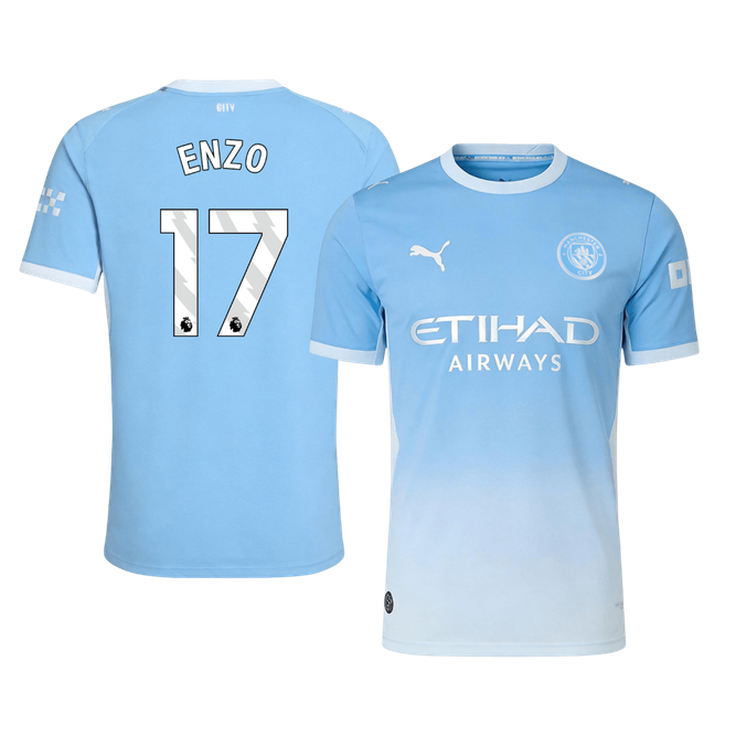 Koszulka piłkarska w wersji zawodniczej Manchester City 2026/27 domowa ENZO #17