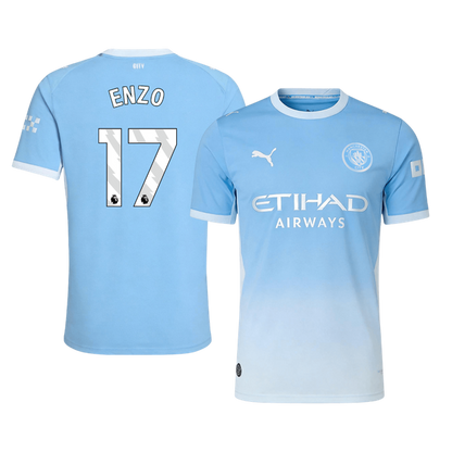 Koszulka piłkarska w wersji zawodniczej Manchester City 2026/27 domowa ENZO #17