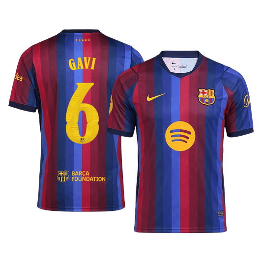 Koszulka piłkarska FC Barcelona UCL 2026/27 domowa GAVI #6 - Kibula