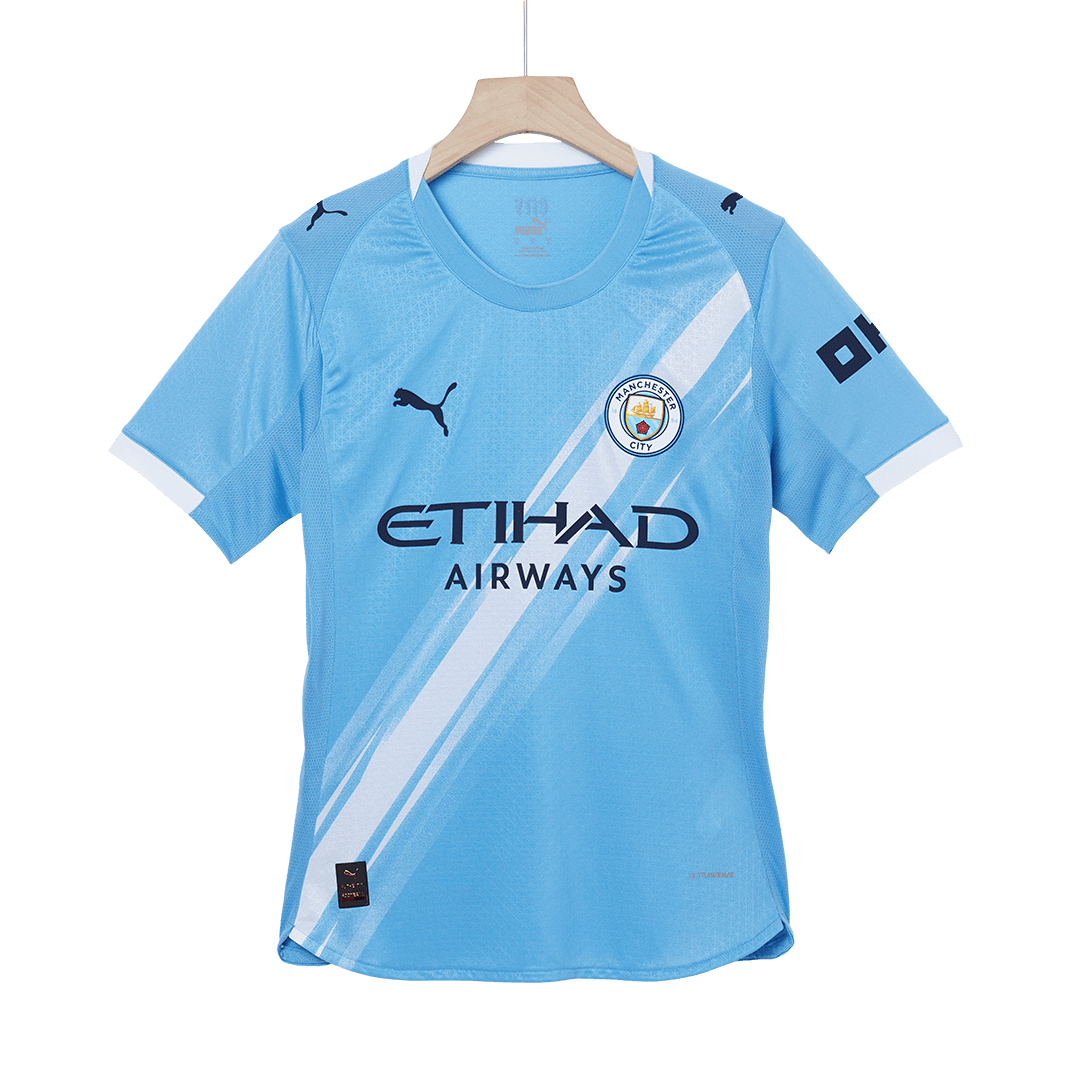 Koszulka piłkarska w wersji zawodniczej Manchester City 2025/26 domowa DE BRUYNE #17