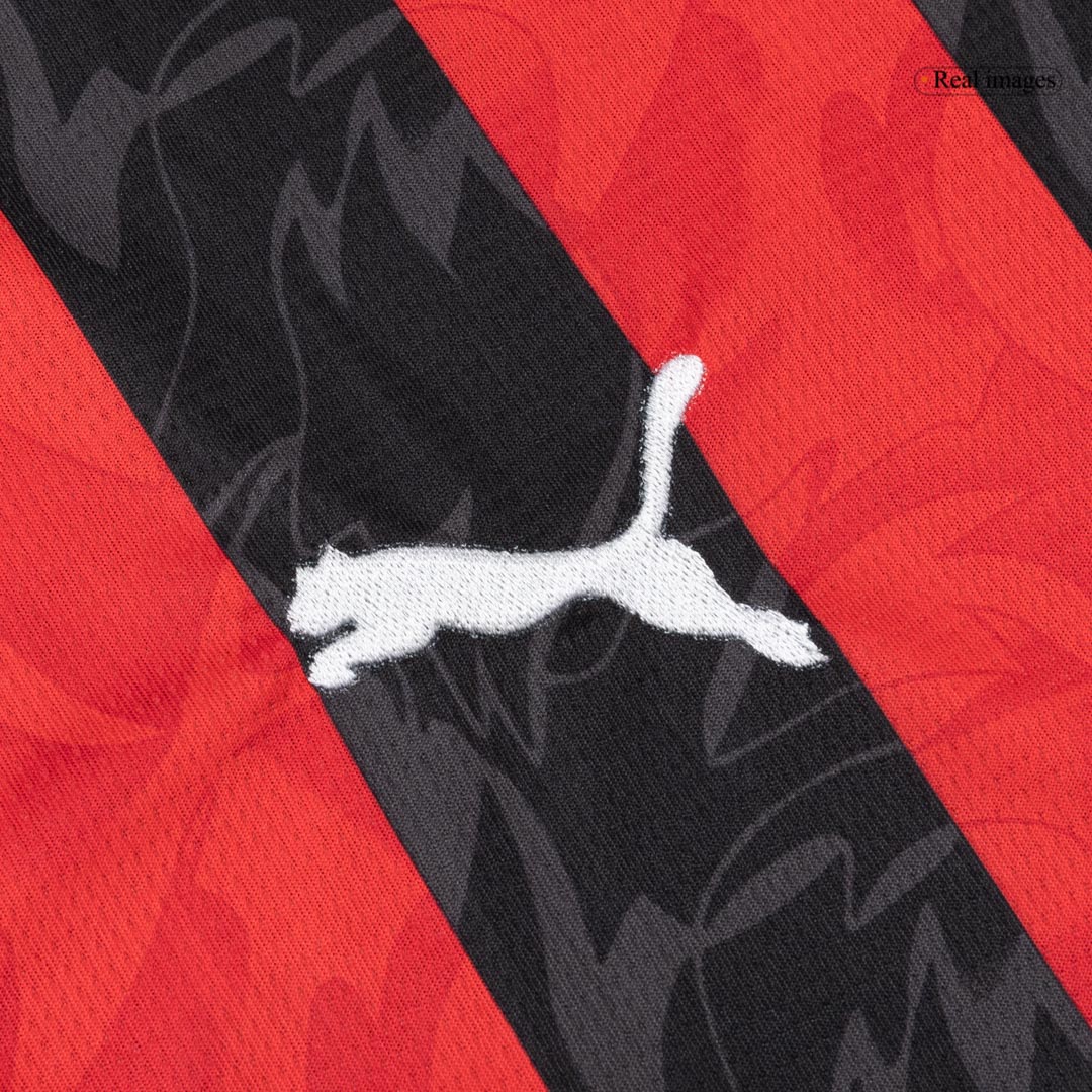 Koszulka piłkarska z długim rękawem AC Milan 2025/26 domowa - Kibula