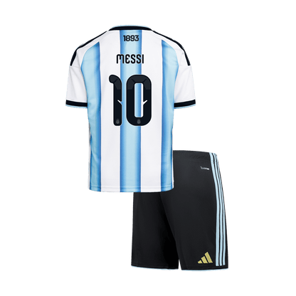 Dziecięcy zestaw piłkarski Argentyna Mundial 2026 domowy MESSI #10