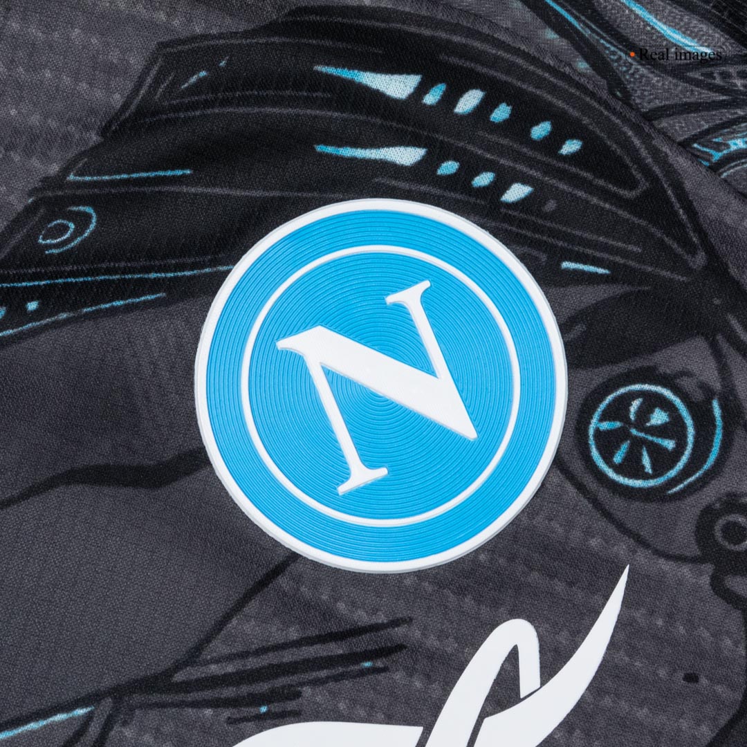 Koszulka piłkarska Napoli 2025/26 przedmeczowa czarna