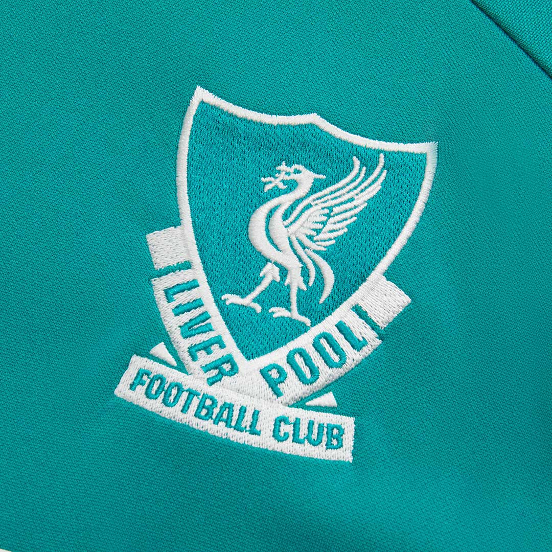 Dziecięcy dres rozpinany Liverpool 2025/26 zielony