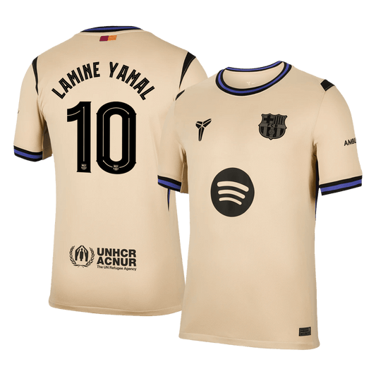 Koszulka piłkarska FC Barcelona UCL 2025/26 wyjazdowa LAMINE YAMAL #10 - Kibula