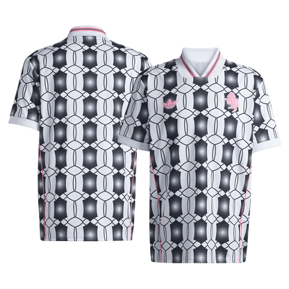 Koszulka piłkarska Juventus 2025/26 czarno-biała - Kibula