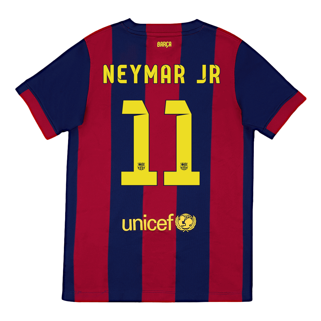 Koszulka piłkarska retro FC Barcelona 2014/15 domowa NEYMAR JR #11 - Kibula