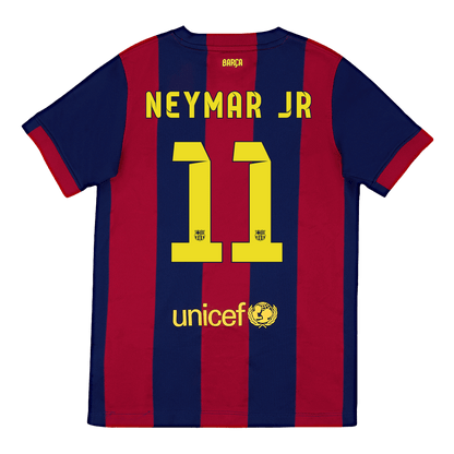 Koszulka piłkarska retro FC Barcelona 2014/15 domowa NEYMAR JR #11 - Kibula