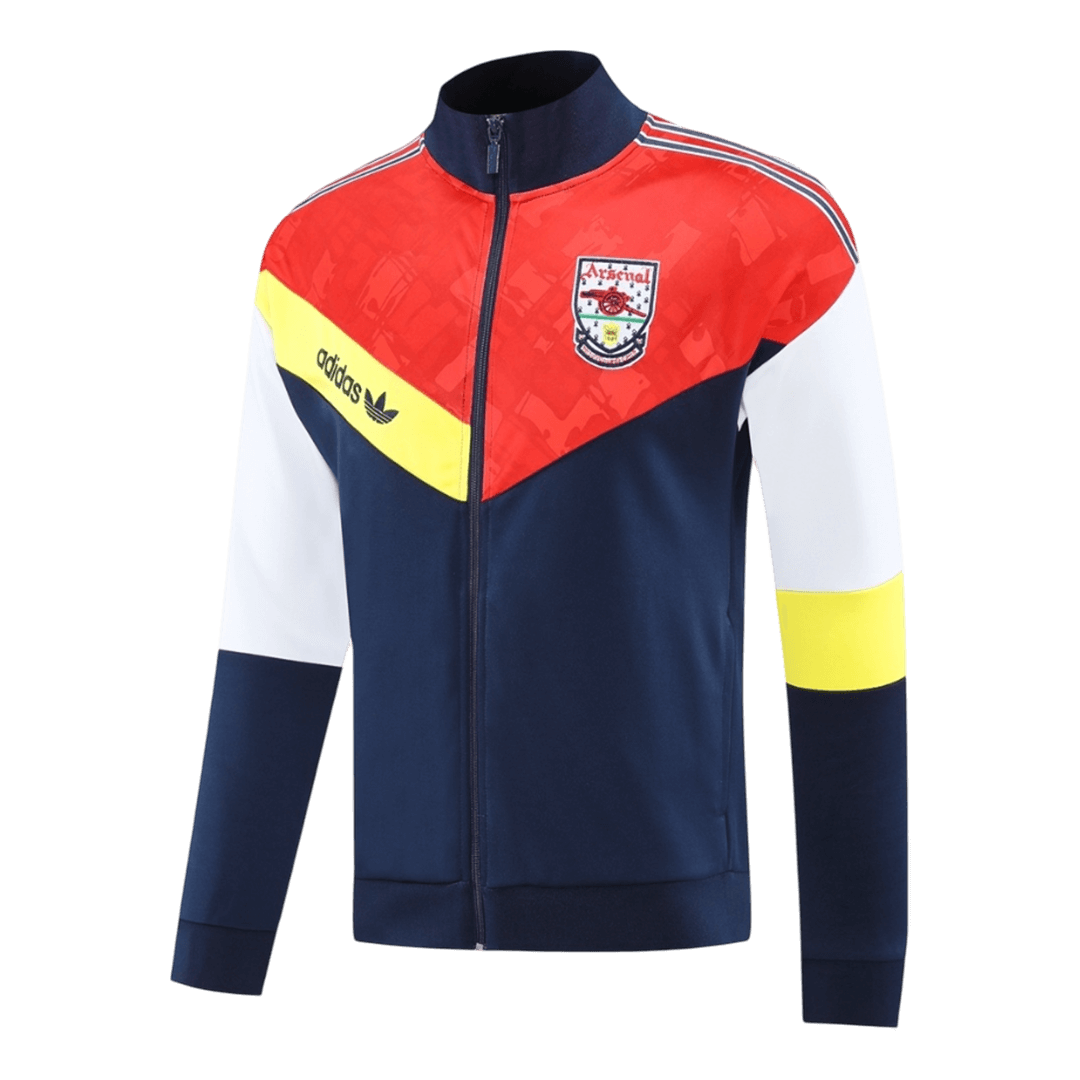 Kurtka treningowa Arsenal 2025/26 granatowo-czerwona - Kibula