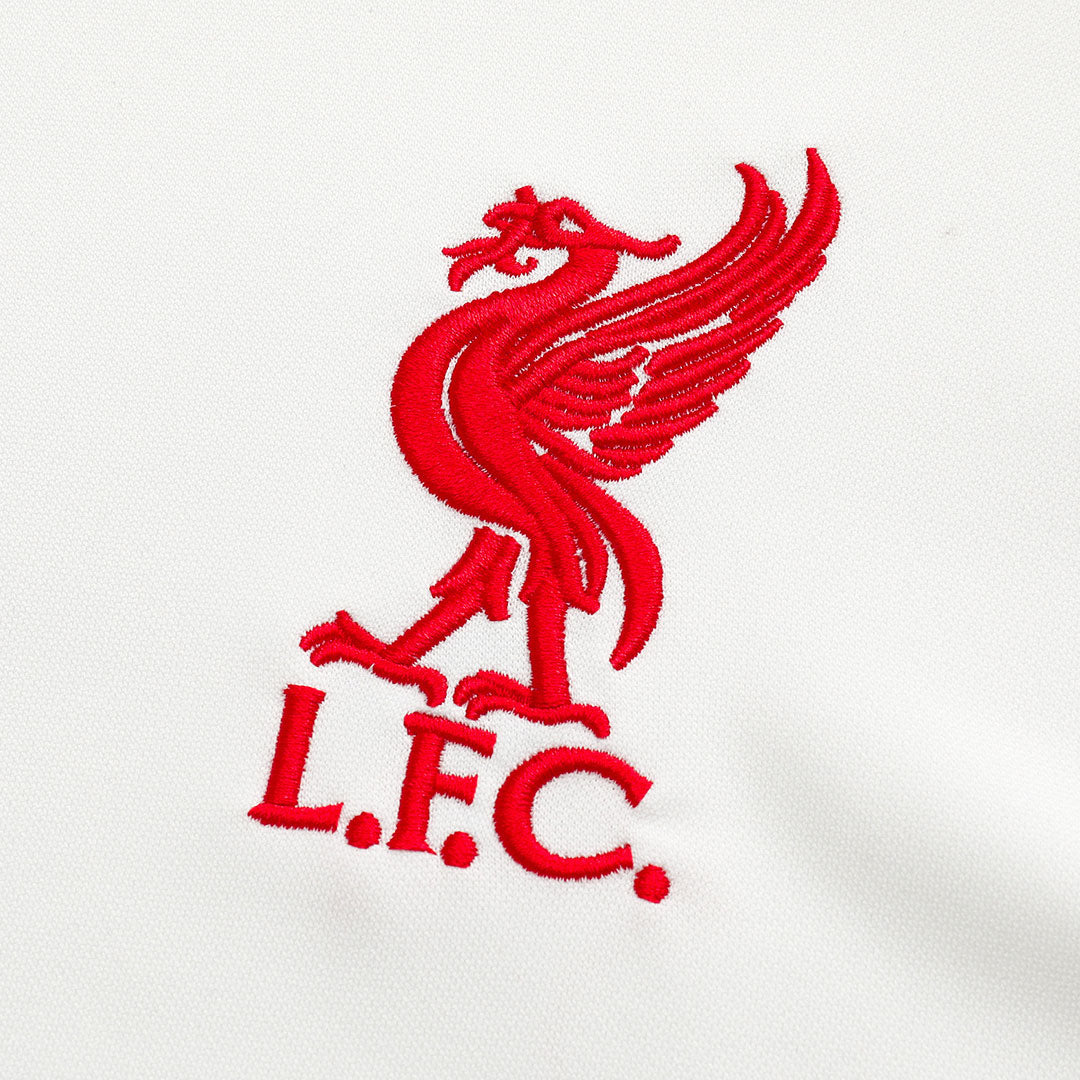 Męski dres treningowy z bluzą rozpinaną Liverpool 2025/26 biały
