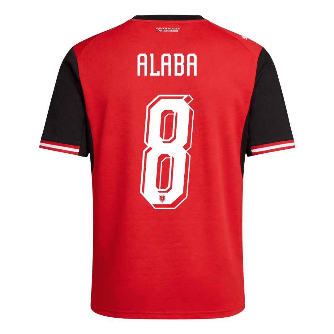 Koszulka piłkarska Austria Mundial 2026 domowa ALABA #8