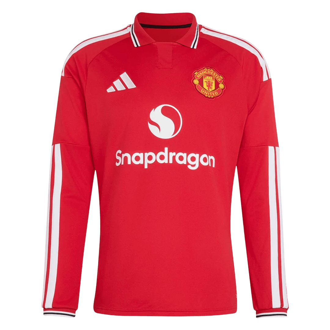 Koszulka piłkarska z długim rękawem Manchester United 2026/27 domowa