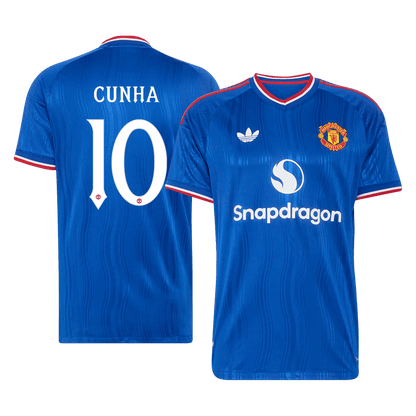 Koszulka piłkarska w wersji zawodniczej Manchester United UCL 2026/27 wyjazdowa CUNHA #10