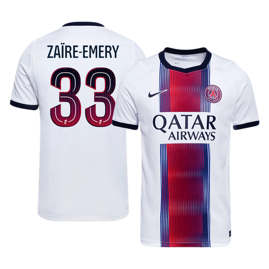 Koszulka piłkarska PSG 2026/27 wyjazdowa ZAÏRE-EMERY #33