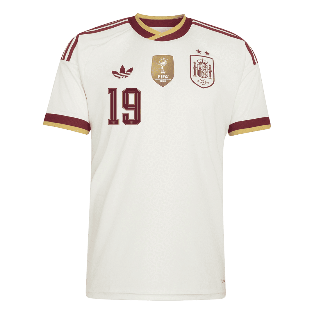 Koszulka piłkarska Hiszpania Mundial 2026 wyjazdowa Champion Edition LAMINE YAMAL #19
