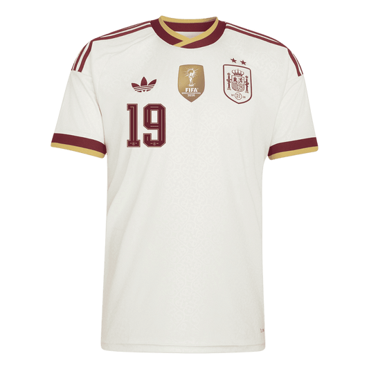 Koszulka piłkarska Hiszpania Mundial 2026 wyjazdowa Champion Edition LAMINE YAMAL #19