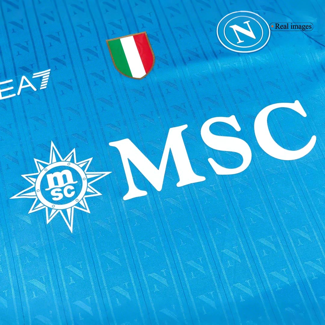 Koszulka piłkarska w wersji zawodniczej Napoli 2025/26 domowa
