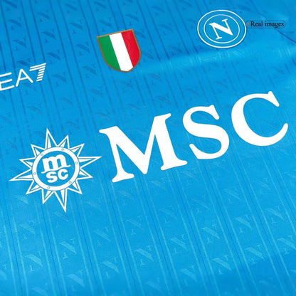 Koszulka piłkarska w wersji zawodniczej Napoli 2025/26 domowa