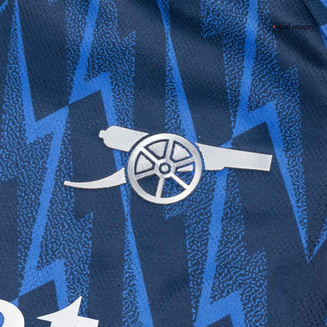Koszulka piłkarska w wersji zawodniczej Arsenal 2025/26 wyjazdowa ØDEGAARD #8 - Kibula