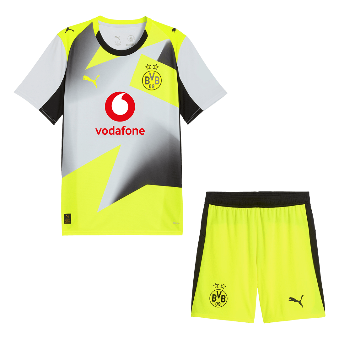 Męski zestaw piłkarski Borussia Dortmund 2025/26 wyjazdowy