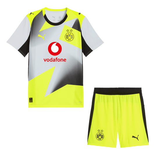 Męski zestaw piłkarski Borussia Dortmund 2025/26 wyjazdowy