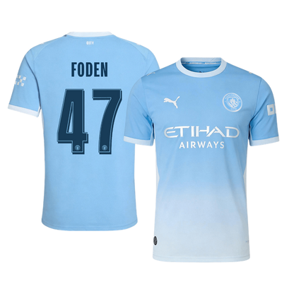 Koszulka piłkarska w wersji zawodniczej Manchester City UCL 2026/27 domowa FODEN #47