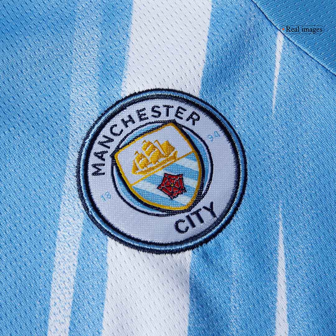 Dziecięcy zestaw piłkarski Manchester City 2025/26 domowy