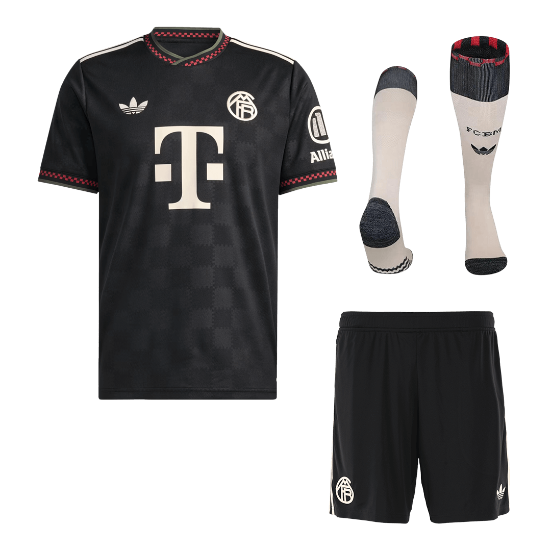 Męski pełny zestaw piłkarski Bayern Monachium 2025/26 trzeci - Kibula