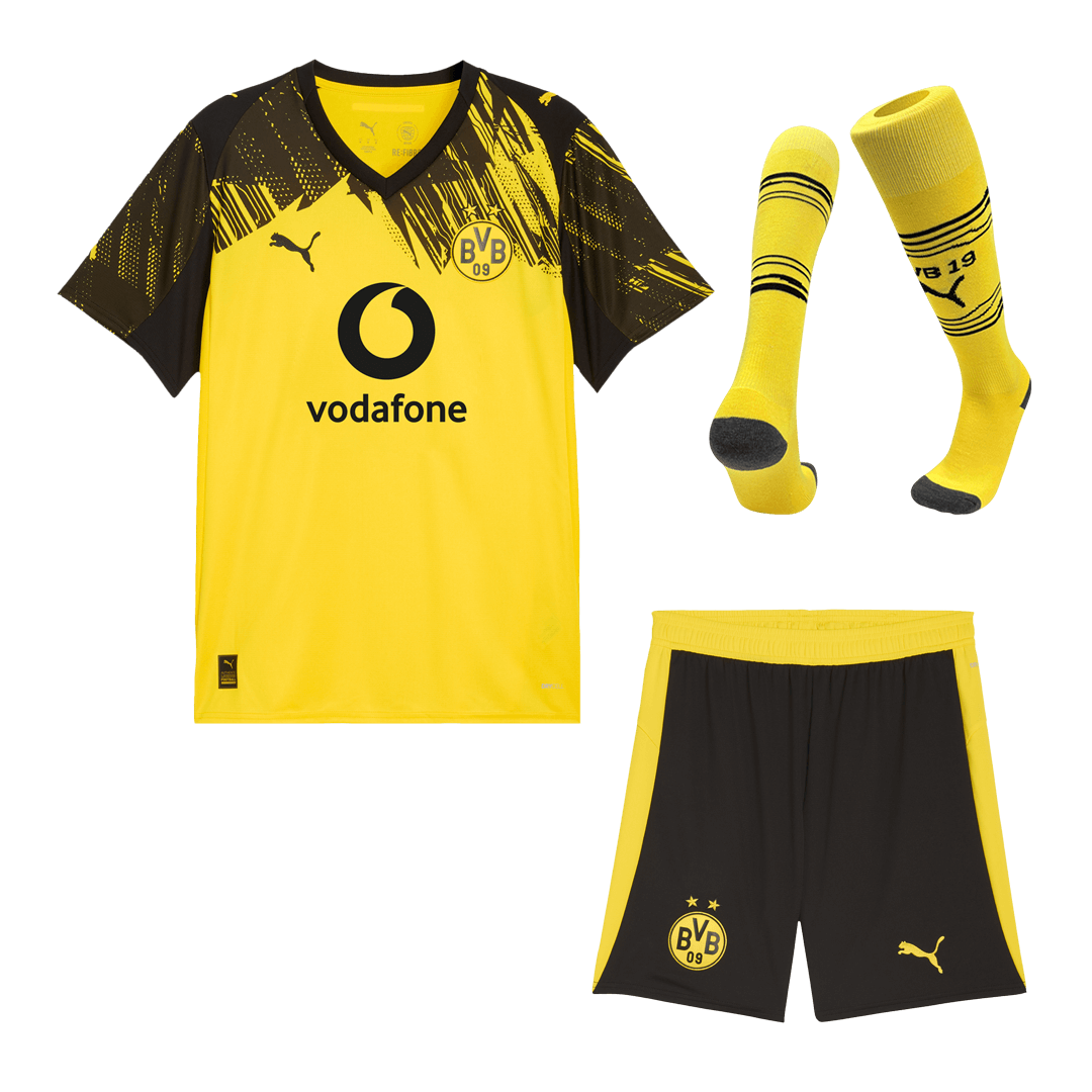 Męski pełny zestaw piłkarski Borussia Dortmund 2025/26 domowy