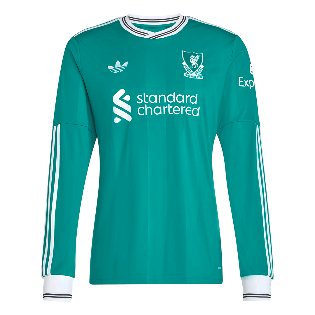 Koszulka piłkarska z długim rękawem Liverpool 2025/26 trzecia
