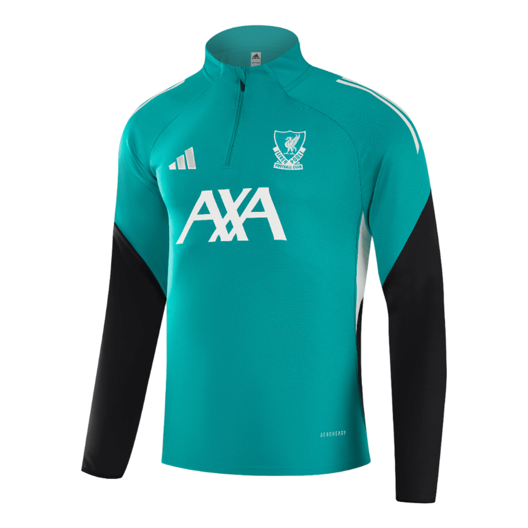 Dziecięcy dres rozpinany Liverpool 2025/26 zielony