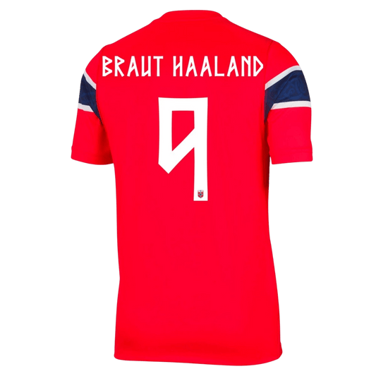Koszulka piłkarska Norwegia Mundial 2026 domowa BRAUT HAALAND #9