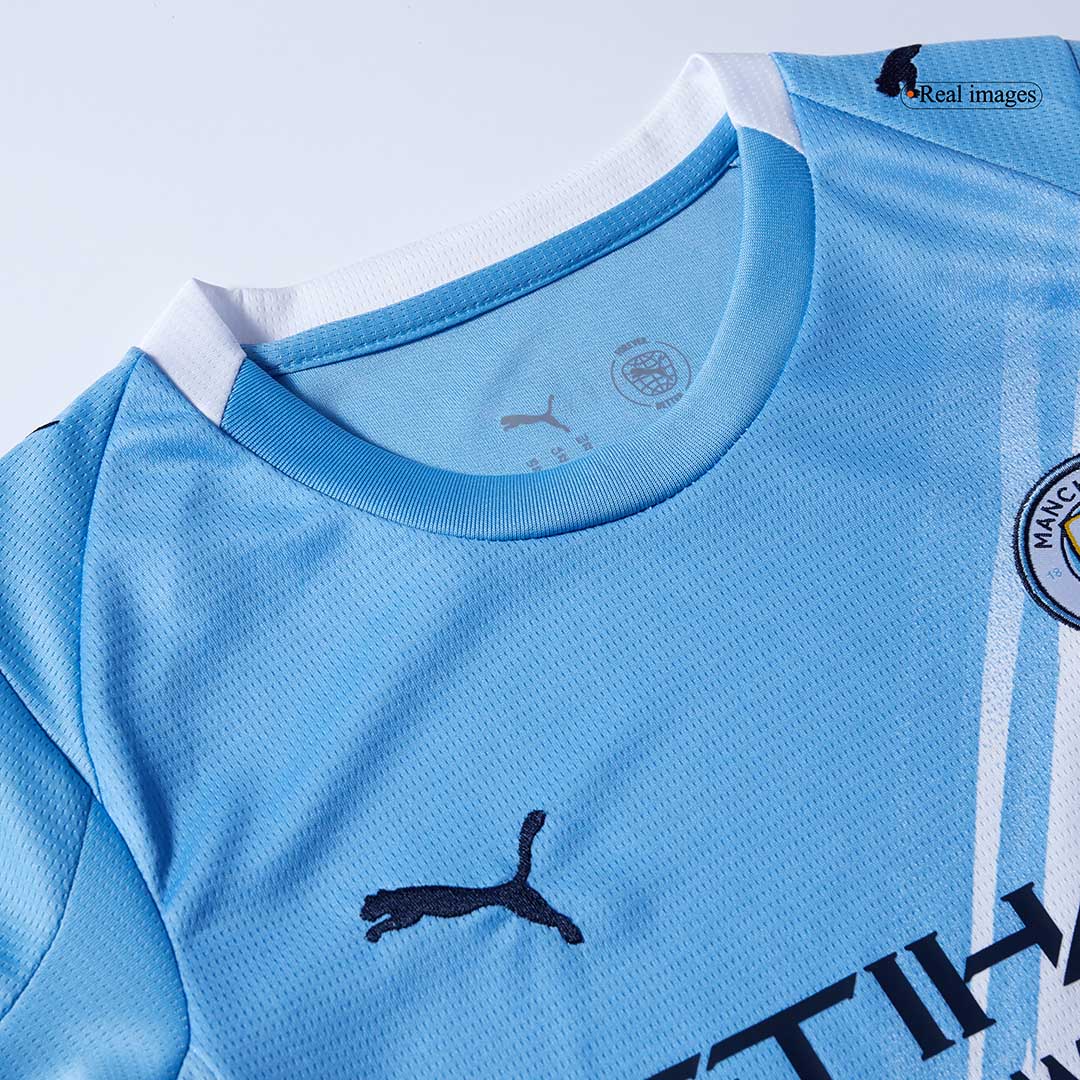 Dziecięcy zestaw piłkarski Manchester City 2025/26 domowy