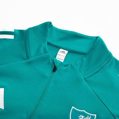 Dziecięcy dres rozpinany Liverpool 2025/26 zielony