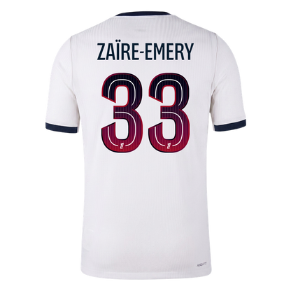 Koszulka piłkarska w wersji zawodniczej PSG 2026/27 wyjazdowa ZAÏRE-EMERY #33