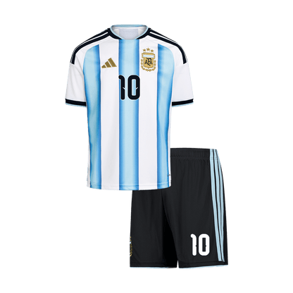 Dziecięcy zestaw piłkarski Argentyna Mundial 2026 domowy MESSI #10