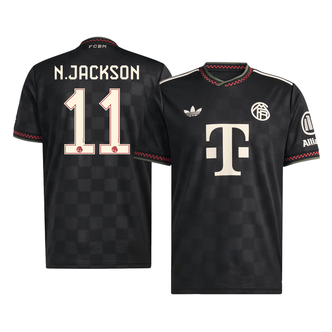 Koszulka piłkarska Bayern Monachium 2025/26 trzecia N.JACKSON #11 - Kibula