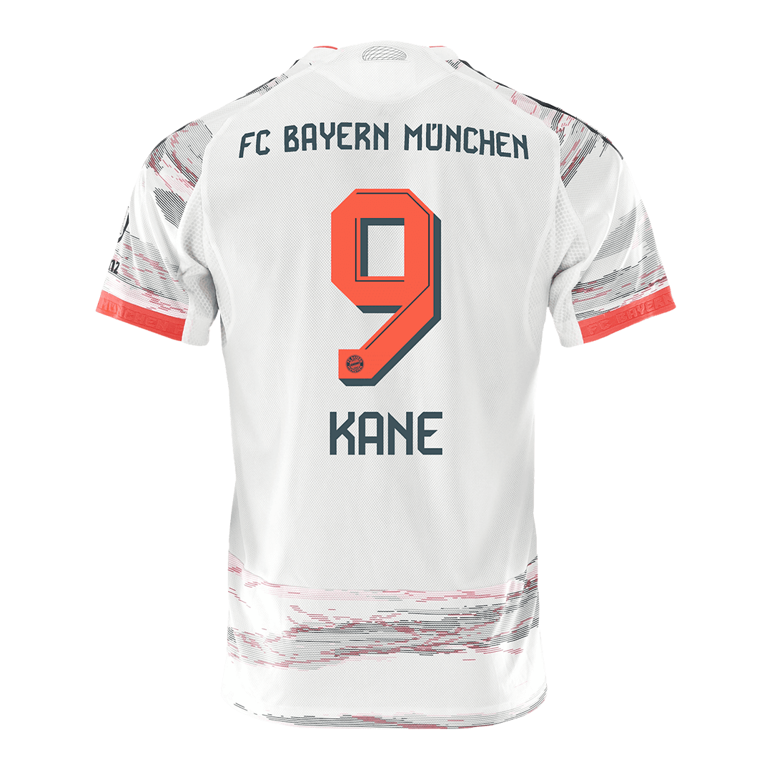 Koszulka piłkarska w wersji zawodniczej Bayern Monachium 2025/26 wyjazdowa KANE #9 - Kibula