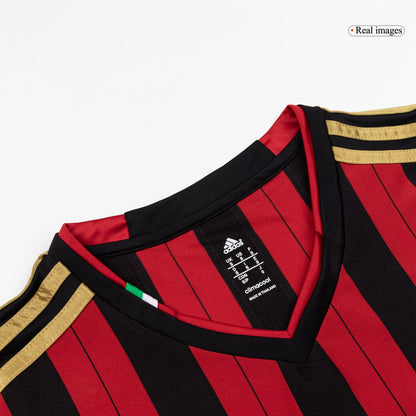 Koszulka piłkarska retro z długim rękawem AC Milan 2013/14 domowa - Kibula
