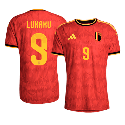 Koszulka piłkarska w wersji zawodniczej Belgia Mundial 2026 domowa LUKAKU #9