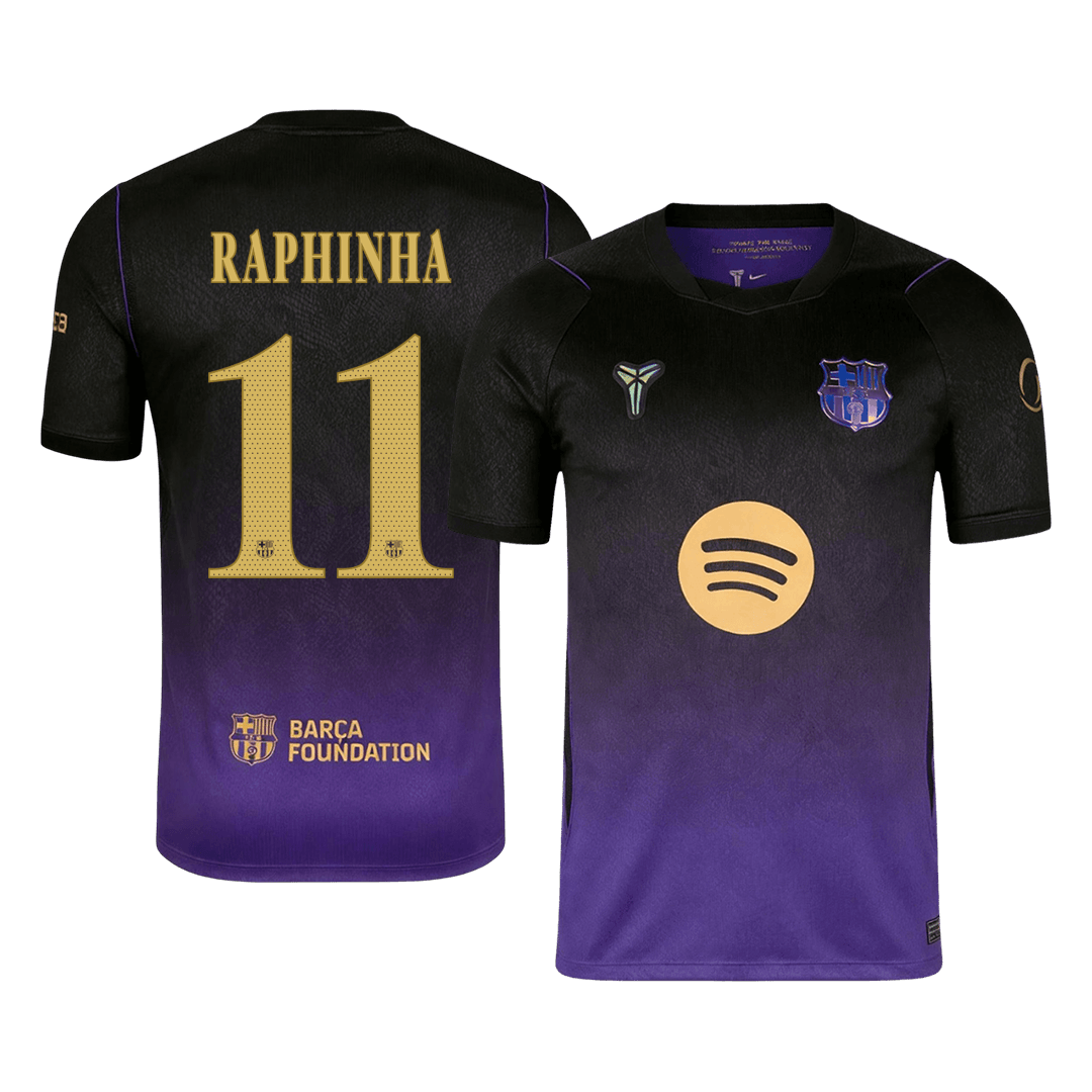 Koszulka piłkarska FC Barcelona UCL 2026/27 wyjazdowa RAPHINHA #11