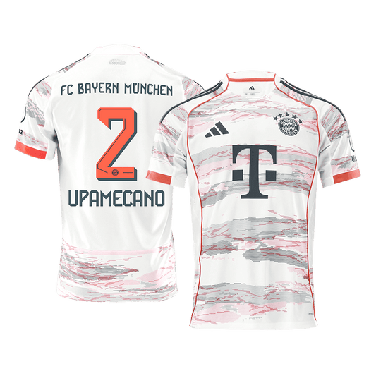 Koszulka piłkarska Bayern Monachium 2025/26 wyjazdowa UPAMECANO #2 - Kibula