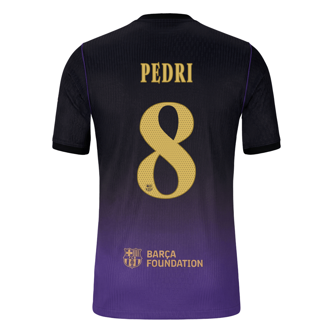 Koszulka piłkarska w wersji zawodniczej FC Barcelona UCL 2026/27 wyjazdowa PEDRI #8