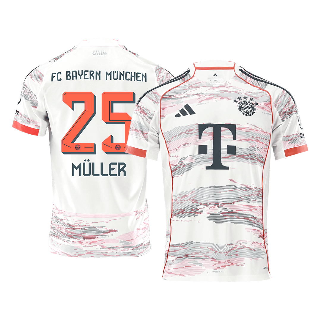 Koszulka piłkarska Bayern Monachium 2025/26 wyjazdowa MÜLLER #25 - Kibula