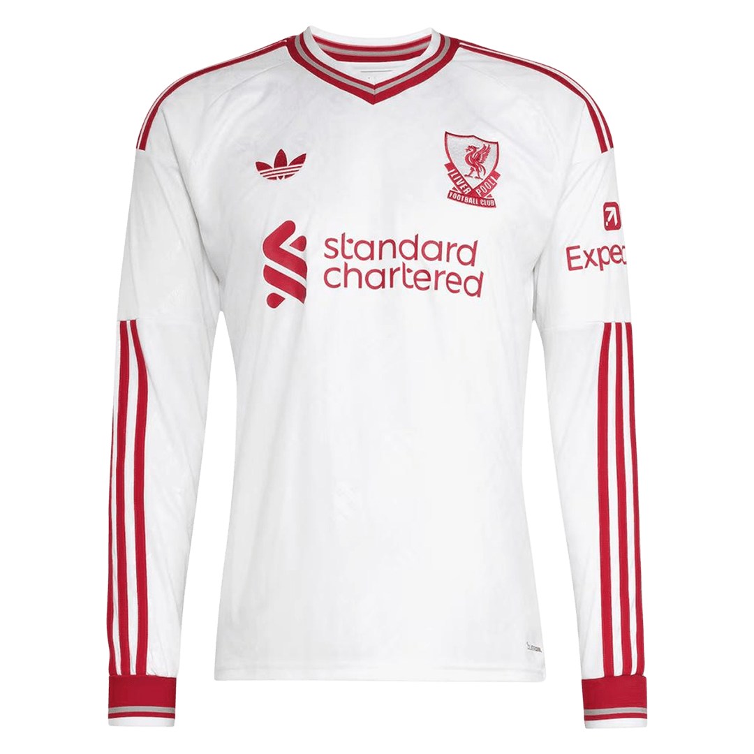 Koszulka piłkarska z długim rękawem Liverpool 2026/27 wyjazdowa