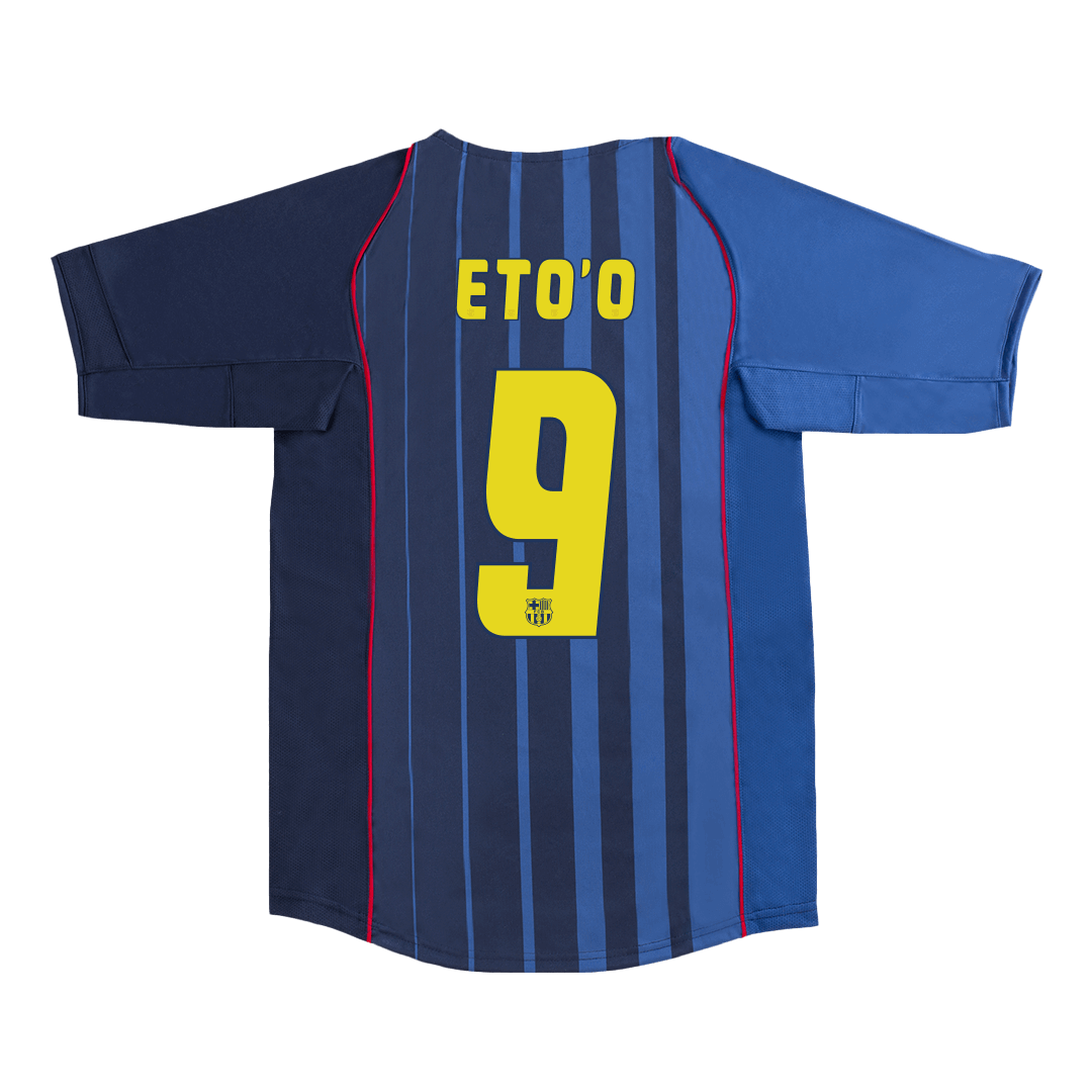 Koszulka piłkarska retro FC Barcelona 2004/05 wyjazdowa ETO'O #9 - Kibula